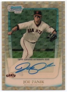 joe panik superfractor auto